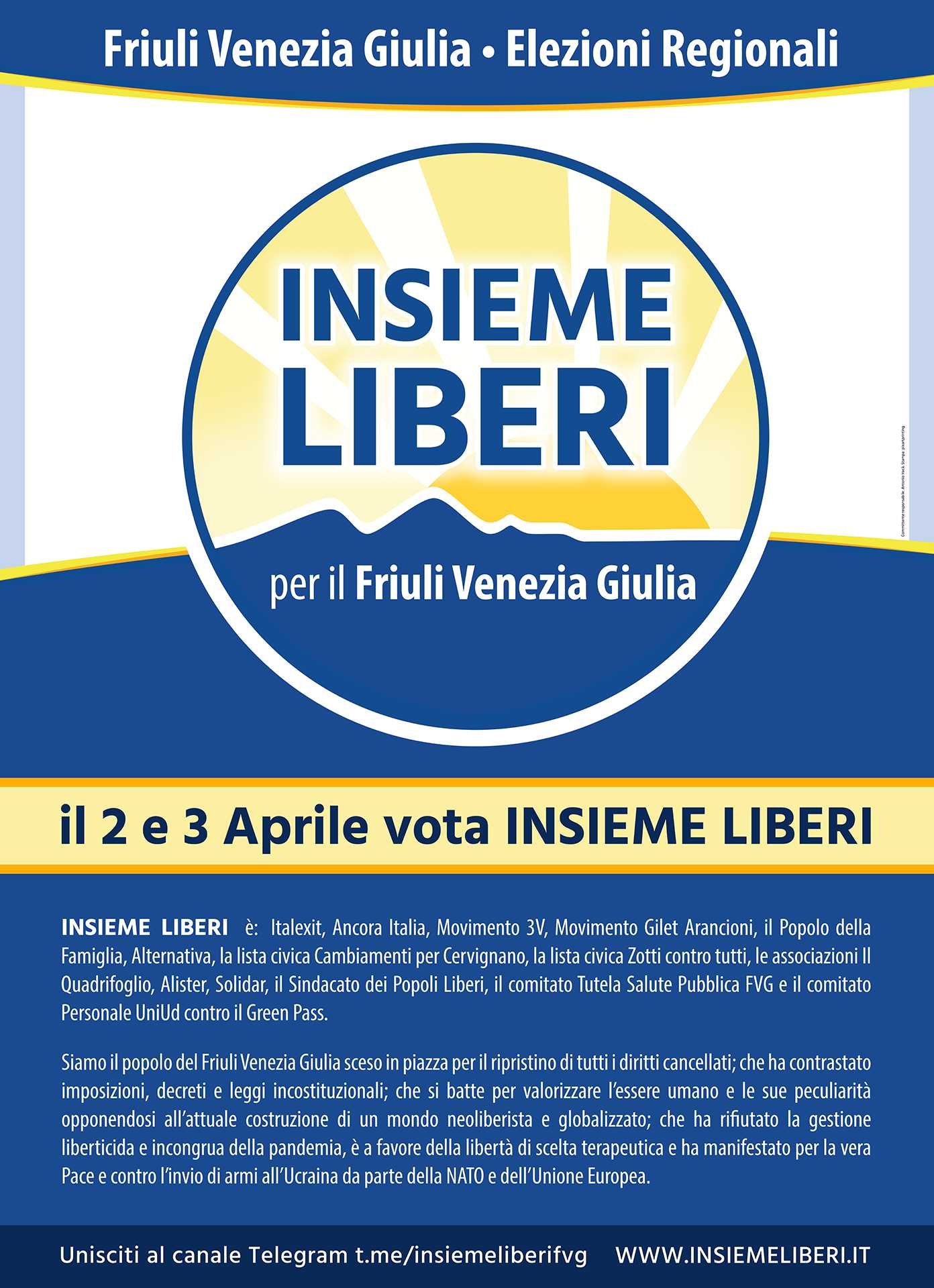 manifesto elettorale