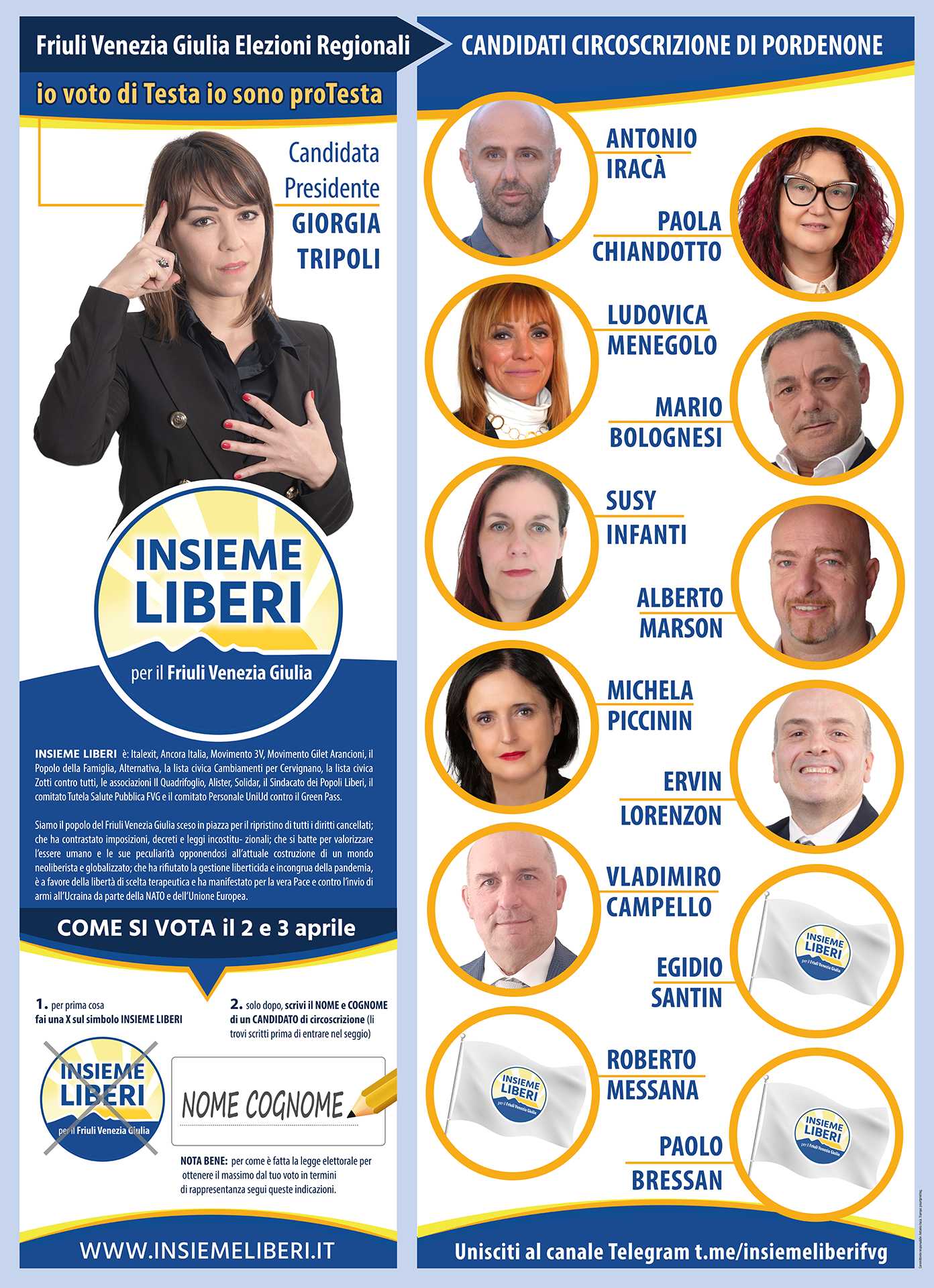 manifesto elettorale